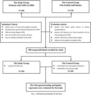 Risk factors for lumbar disc herniation in adolescents and young adults: A case–control study